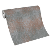 Winter Blues Collage Vinyl Wallpaper – Taupe Grey