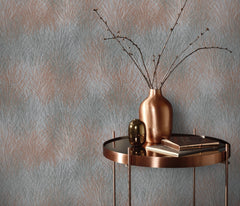 Winter Blues Collage Vinyl Wallpaper – Taupe Grey