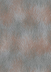 Winter Blues Collage Vinyl Wallpaper – Taupe Grey